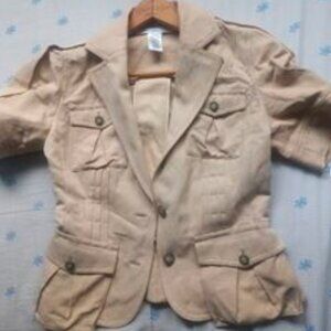 NWOT Diane Von Furstenberg Silk Linen Jacket - Sz4